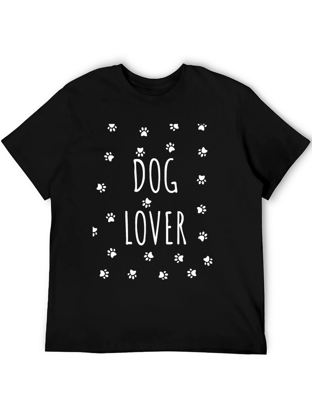 Dog Lover T-Shirt - Paw Print Design
