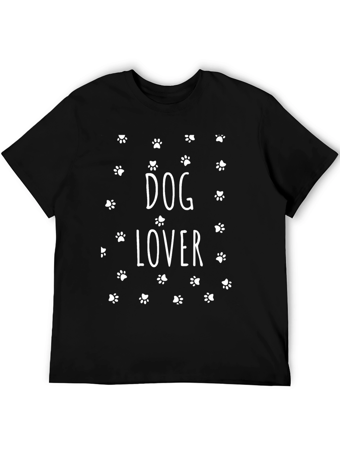 Dog Lover T-Shirt - Paw Print Design