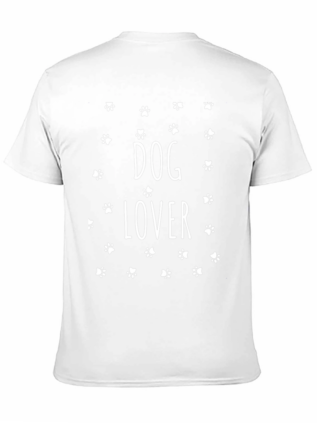 Dog Lover T-Shirt - Paw Print Design