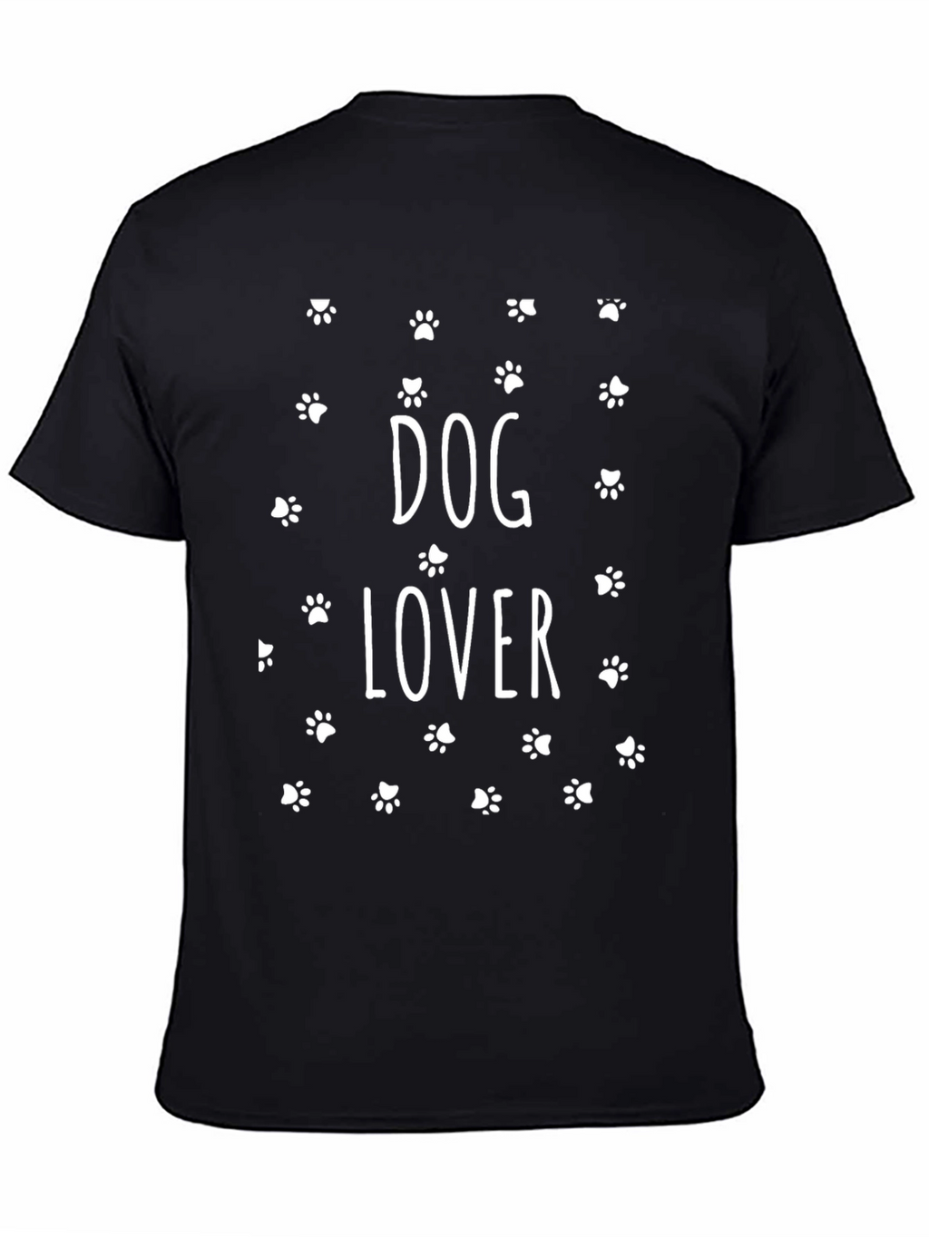 Dog Lover T-Shirt - Paw Print Design