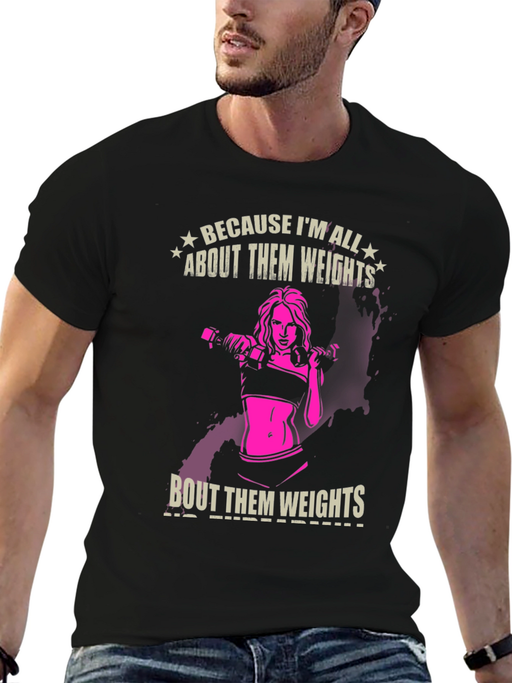 Weightlifting T-Shirt - All About Weights Design