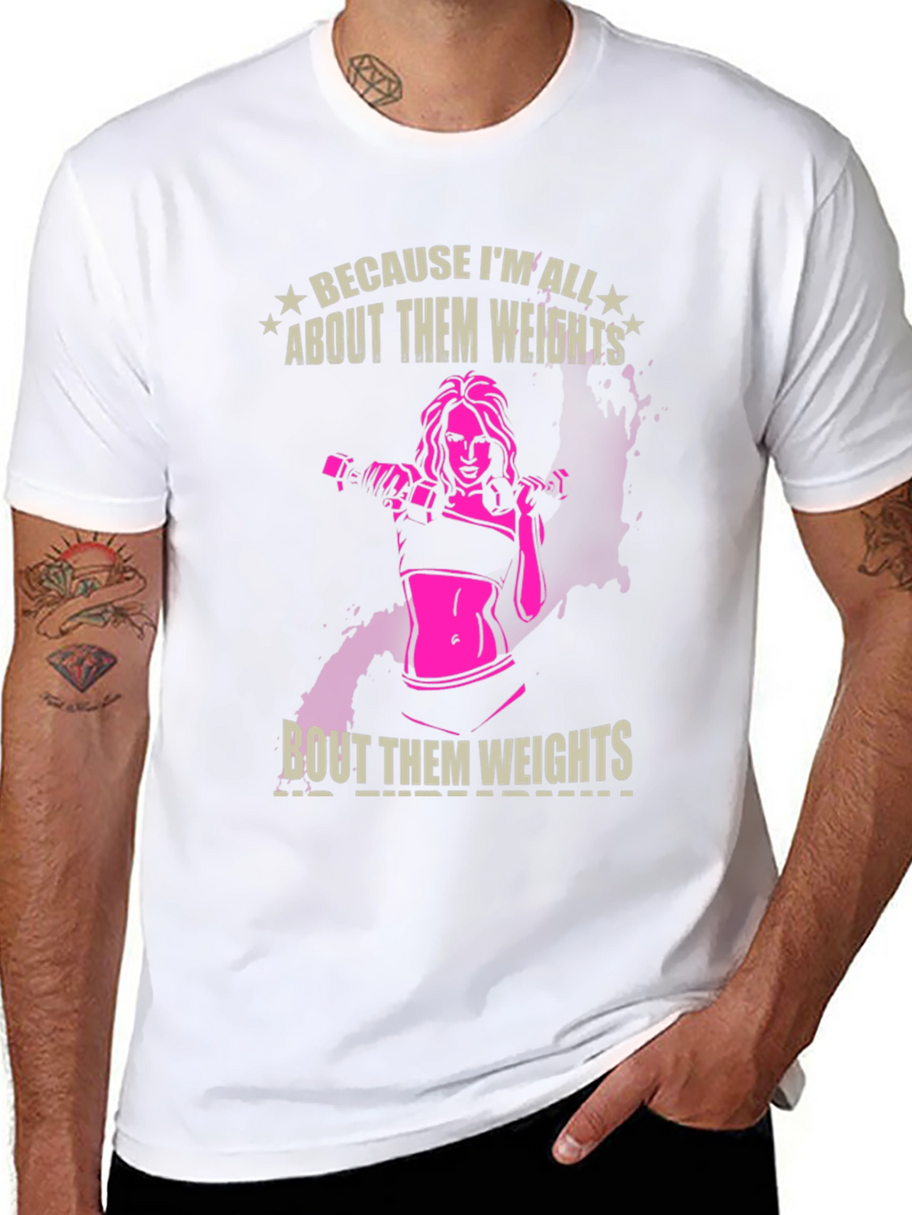 Weightlifting T-Shirt - All About Weights Design