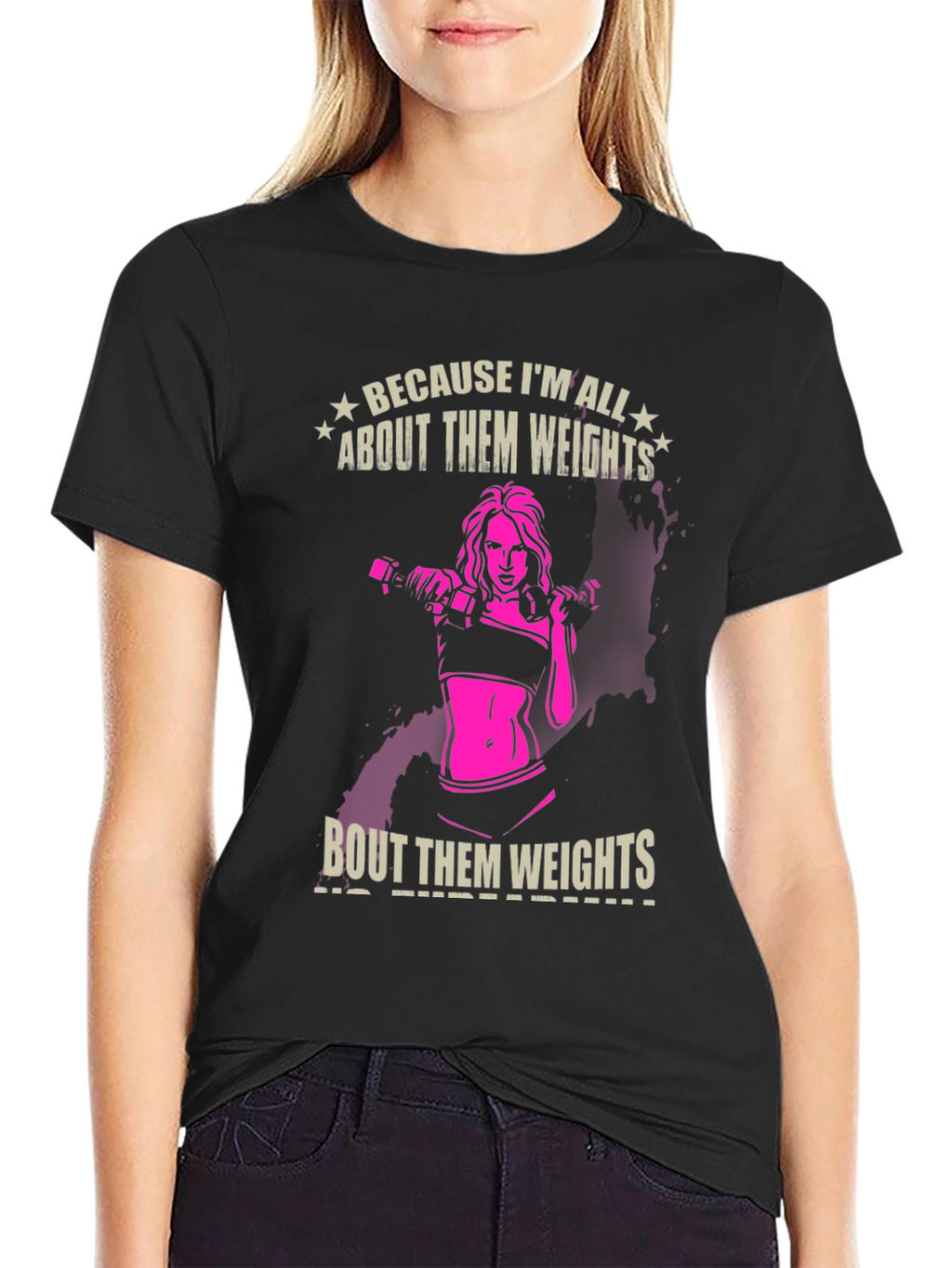 Weightlifting T-Shirt - All About Weights Design
