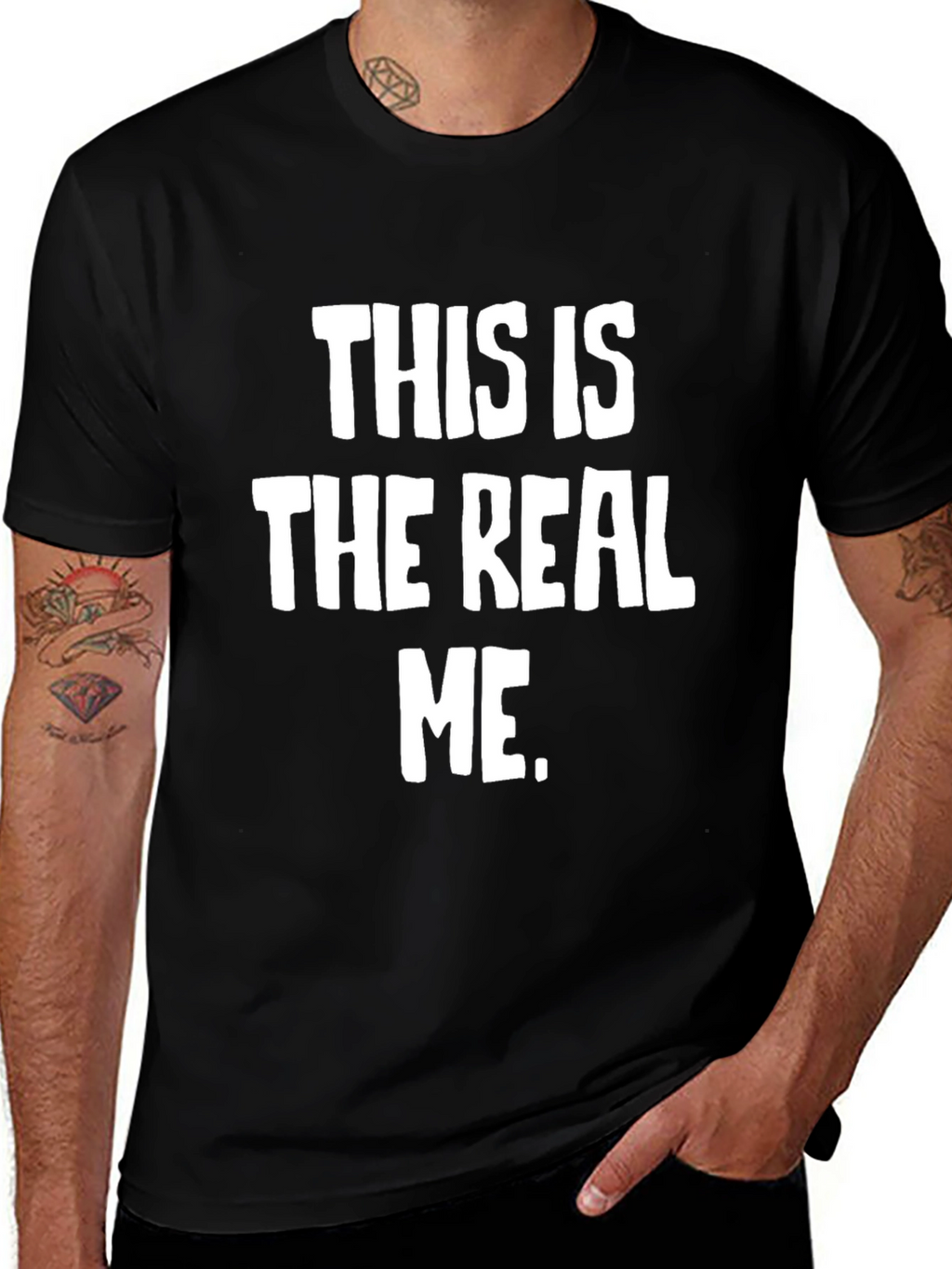 The Real Me Graphic T-Shirt - Bold Statement Tee