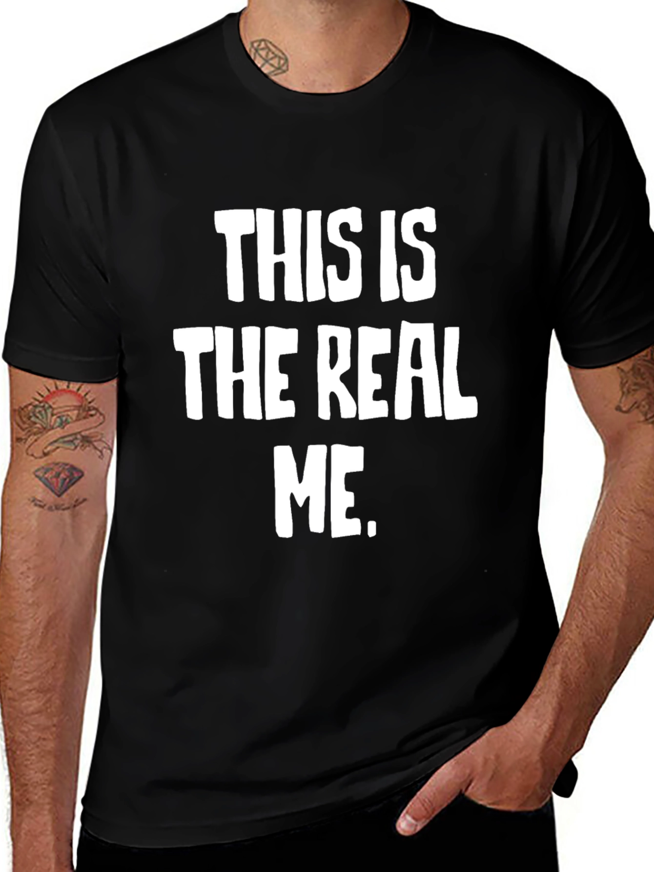 The Real Me Graphic T-Shirt - Bold Statement Tee