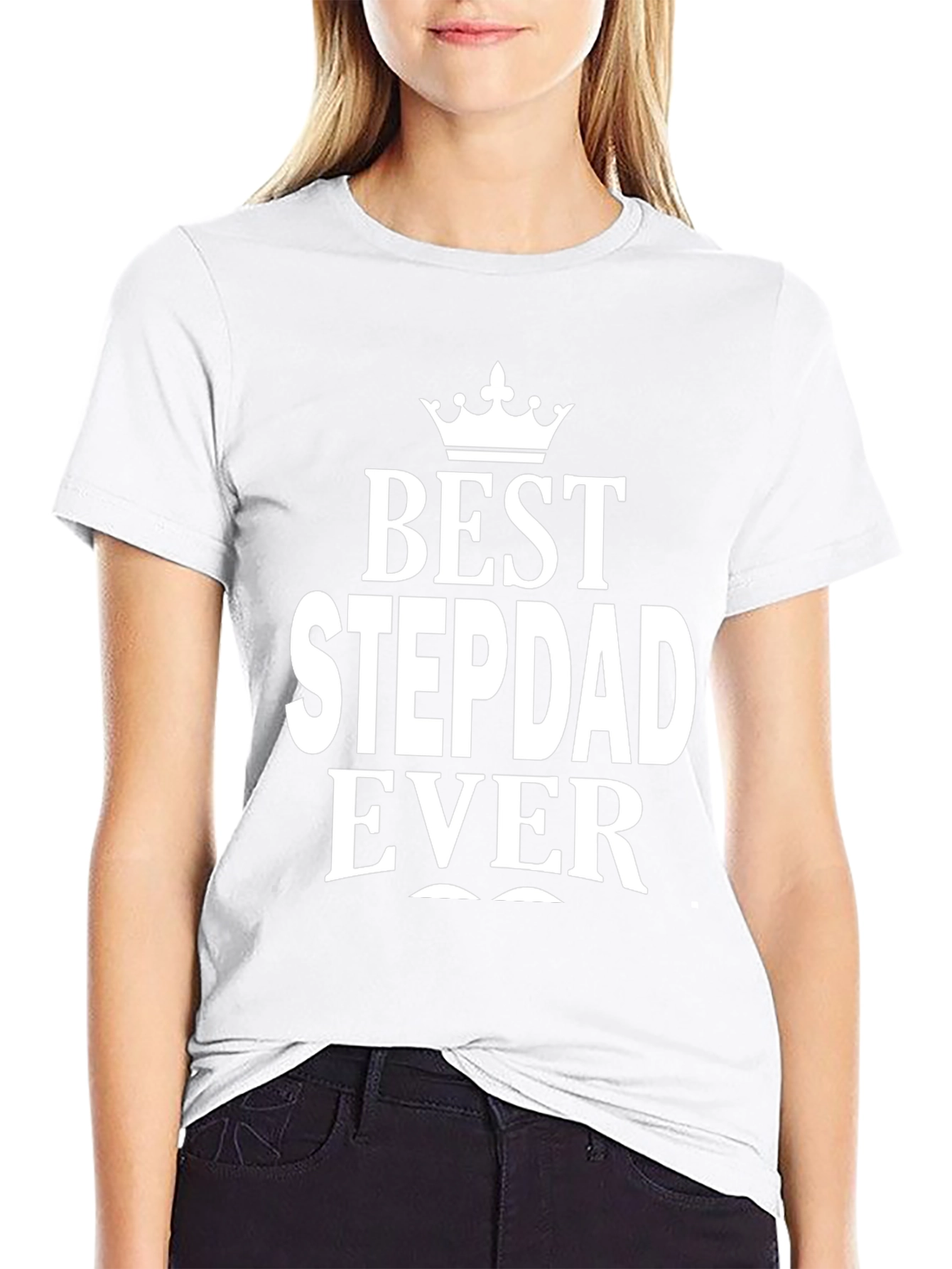 Best Stepdad Ever Black T-Shirt