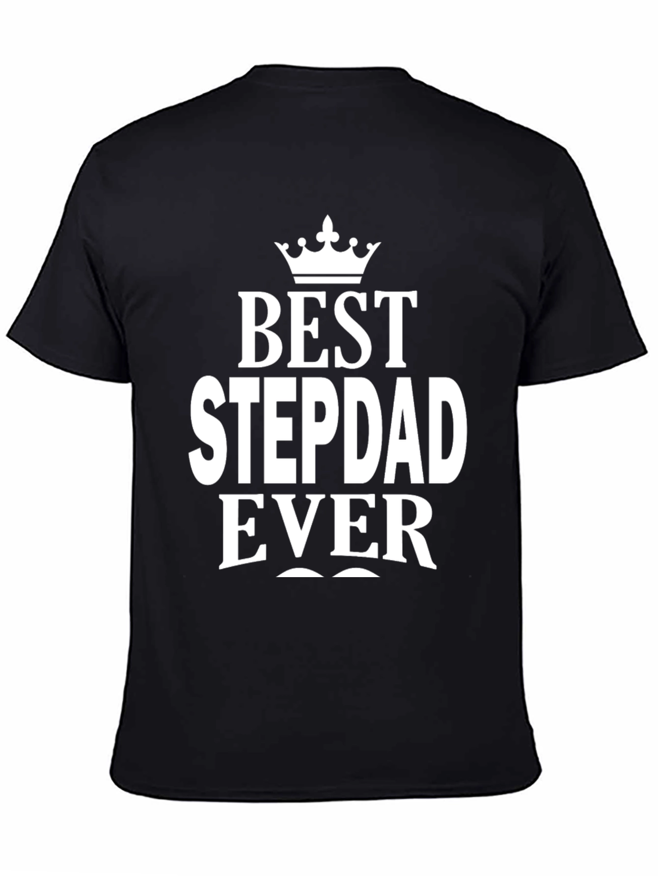 Best Stepdad Ever Black T-Shirt