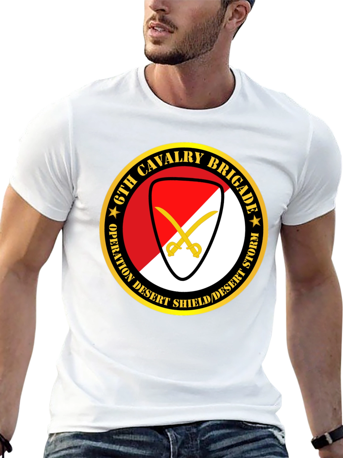 6th Cavalry Brigade Desert Storm T-Shirt