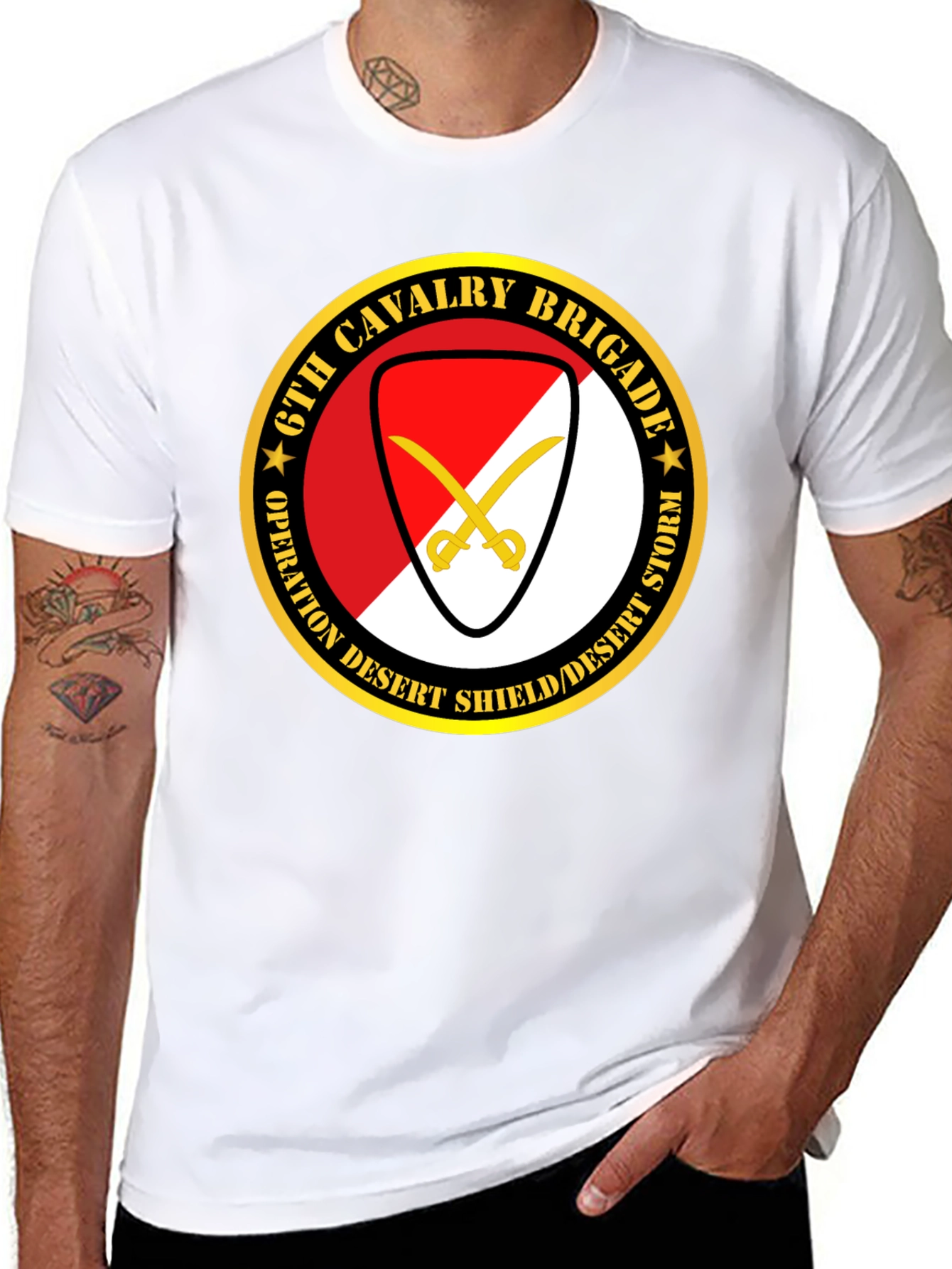 6th Cavalry Brigade Desert Storm T-Shirt