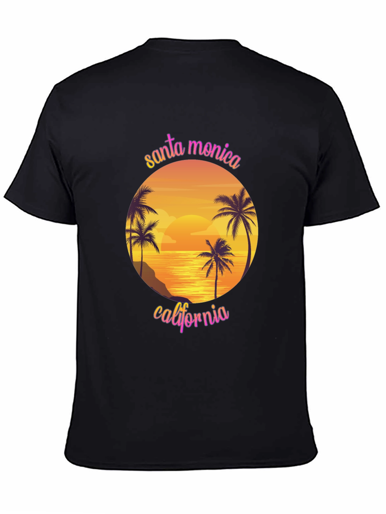 Santa Monica California Graphic T-Shirt