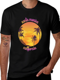 Santa Monica California Graphic T-Shirt