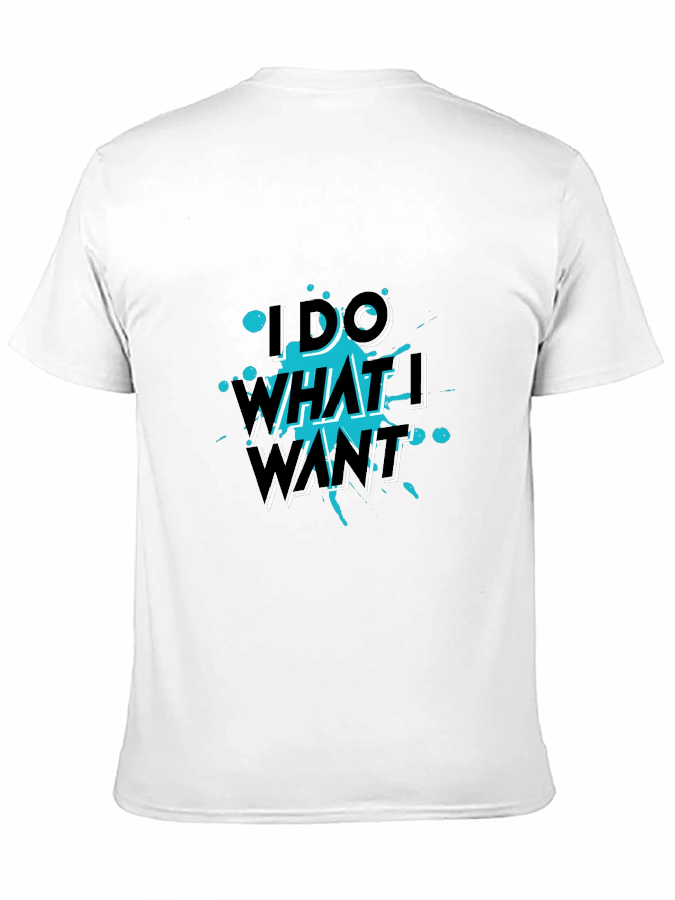 I Do What I Want Black Tee
