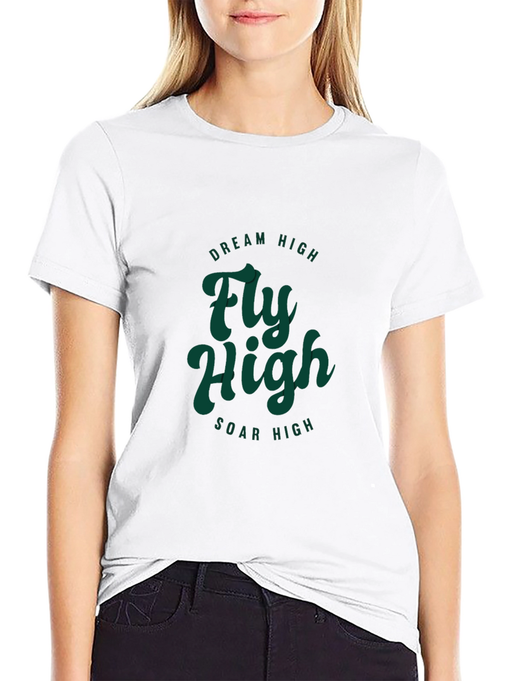 Dream High Graphic Tee - Fly High Soar High