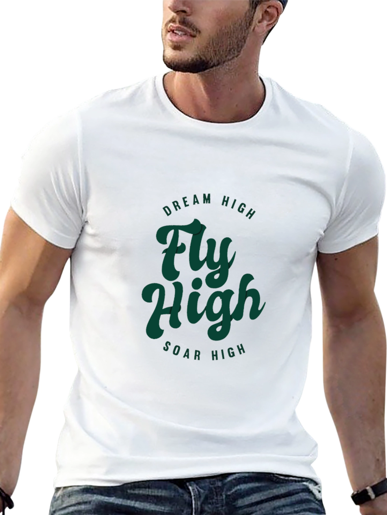 Dream High Graphic Tee - Fly High Soar High