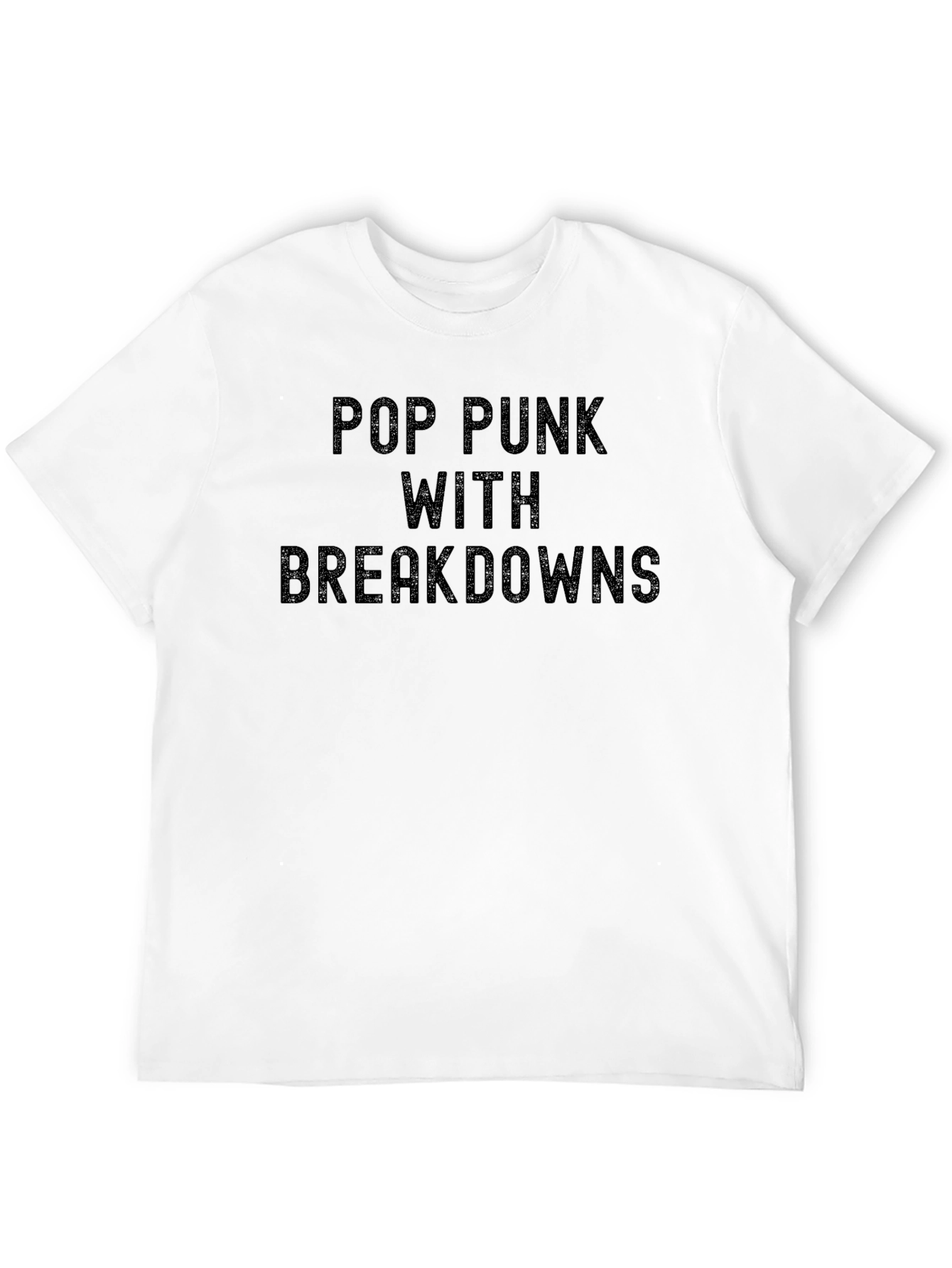 Pop Punk with Breakdowns Black T-Shirt