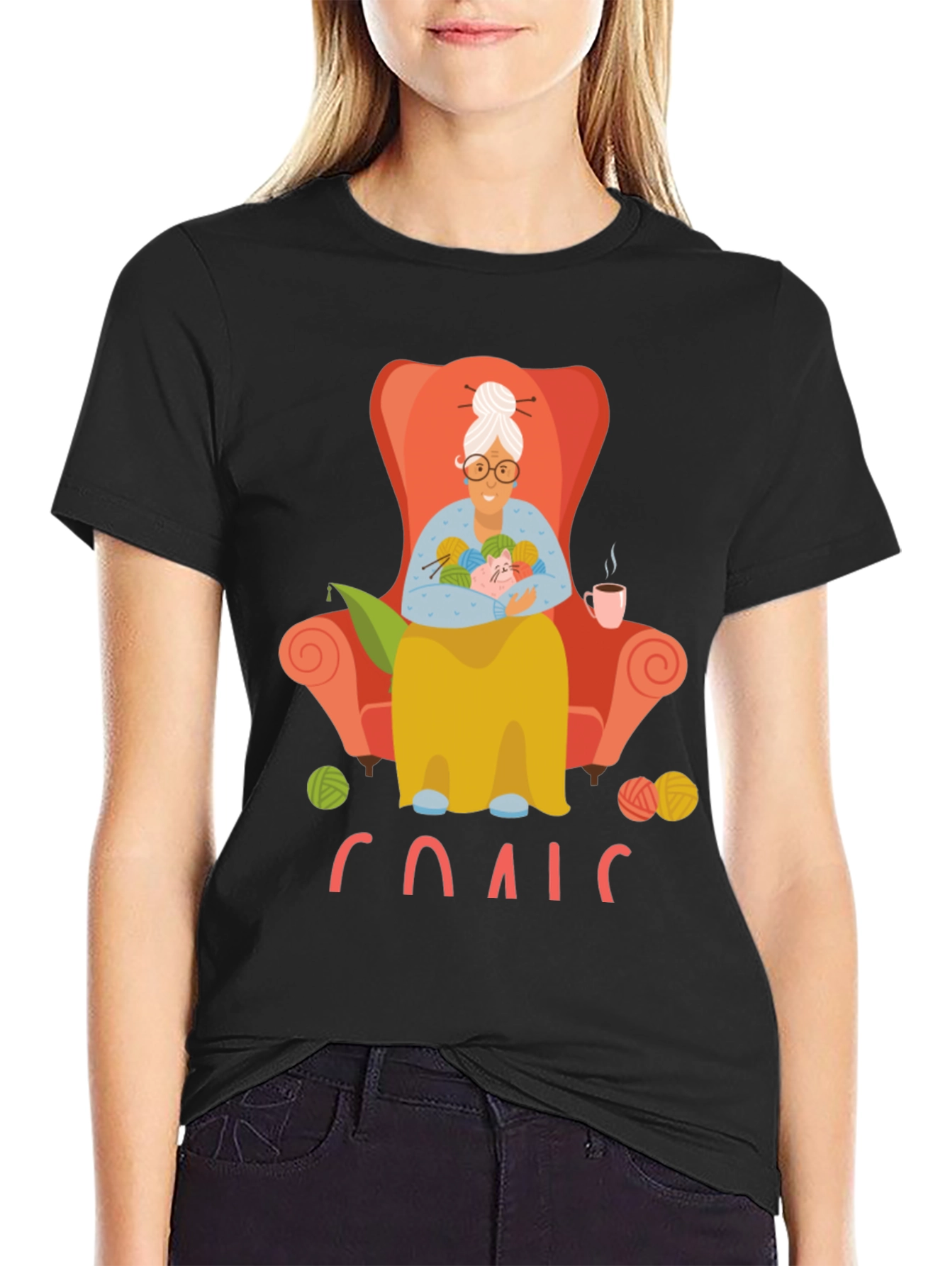Grandma Knitting T-Shirt