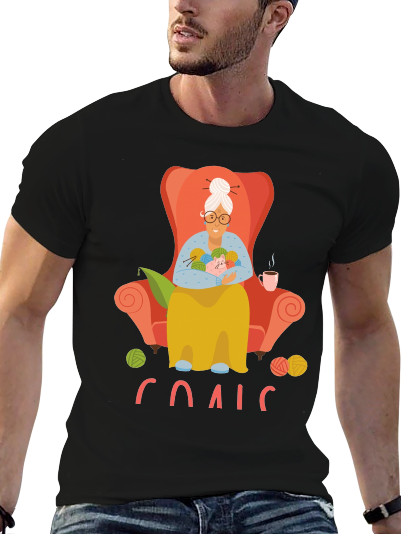 Grandma Knitting T-Shirt