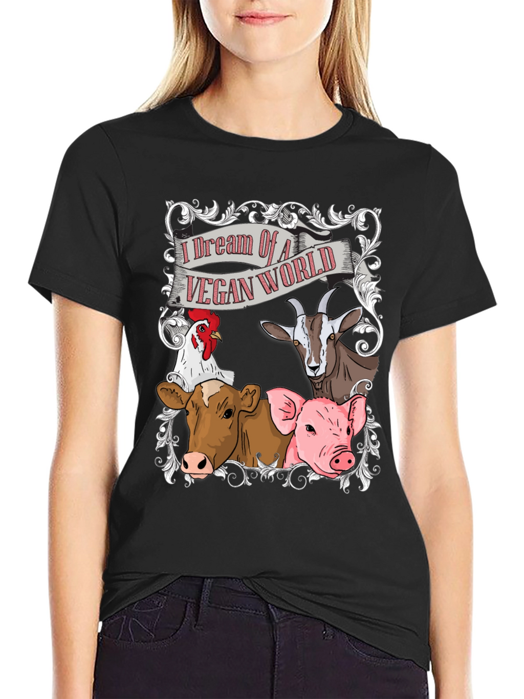 Vegan World T-Shirt: Animal Dream Tee
