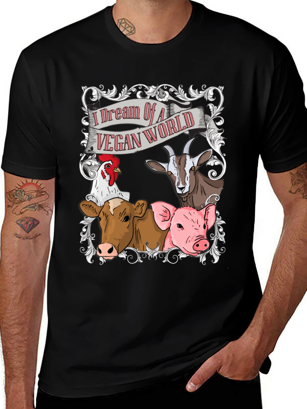 Vegan World T-Shirt: Animal Dream Tee