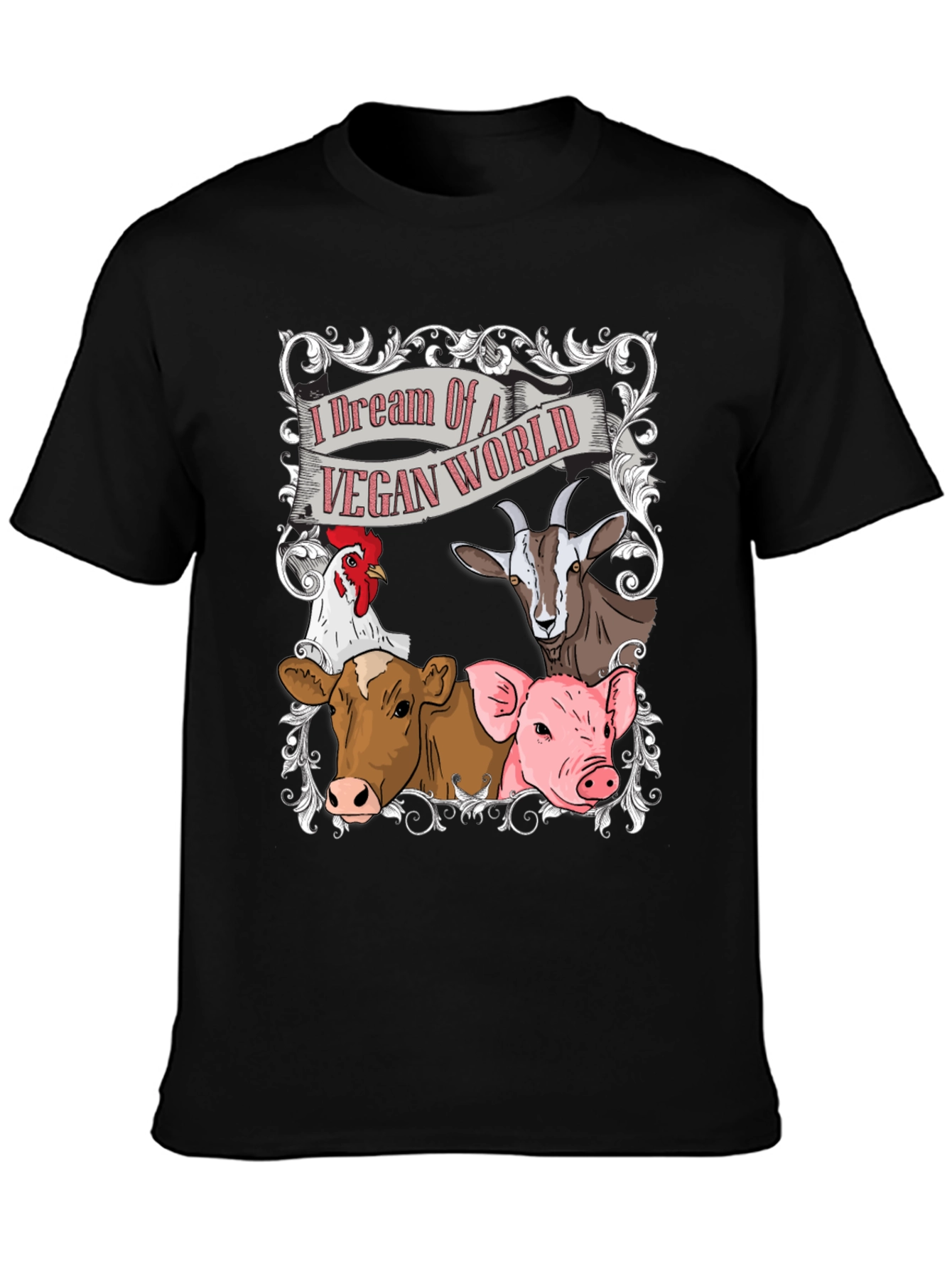 Vegan World T-Shirt: Animal Dream Tee