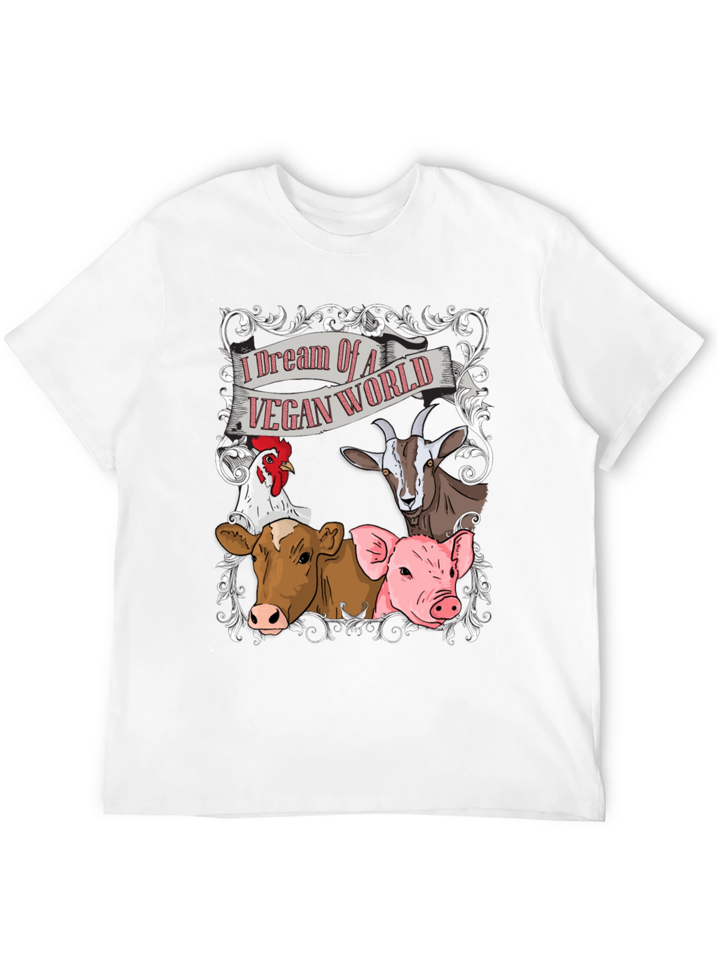 Vegan World T-Shirt: Animal Dream Tee