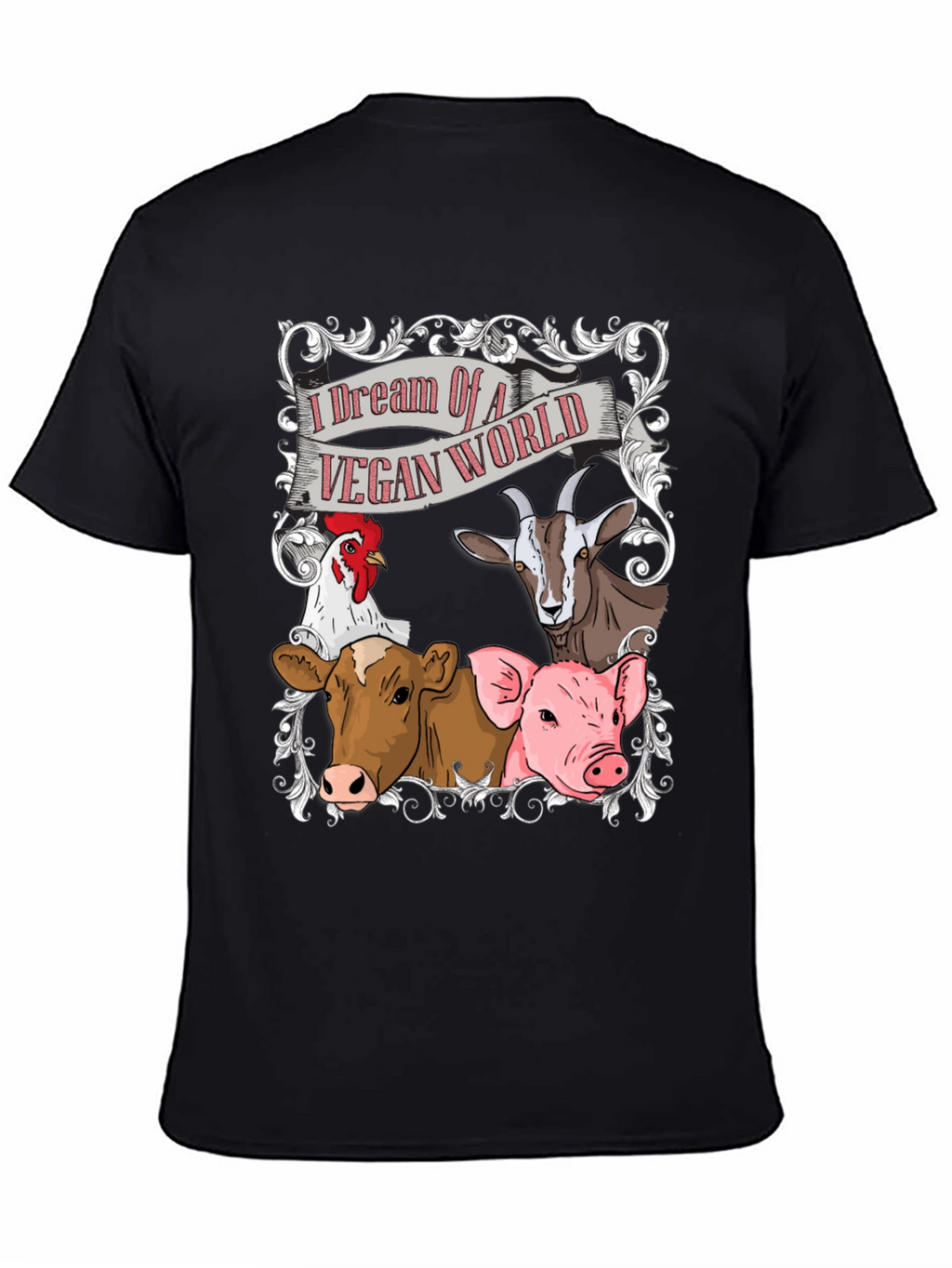 Vegan World T-Shirt: Animal Dream Tee