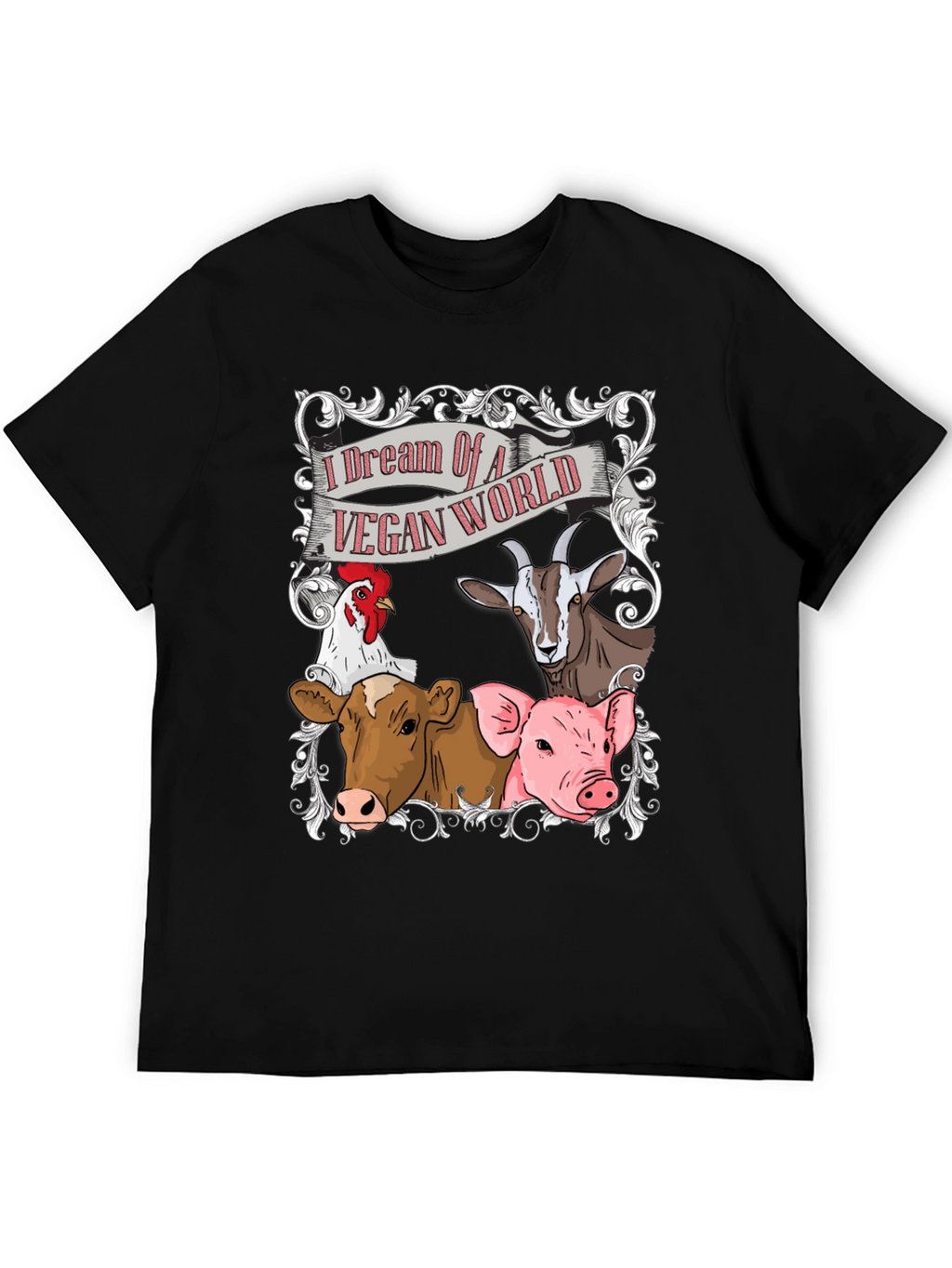 Vegan World T-Shirt: Animal Dream Tee