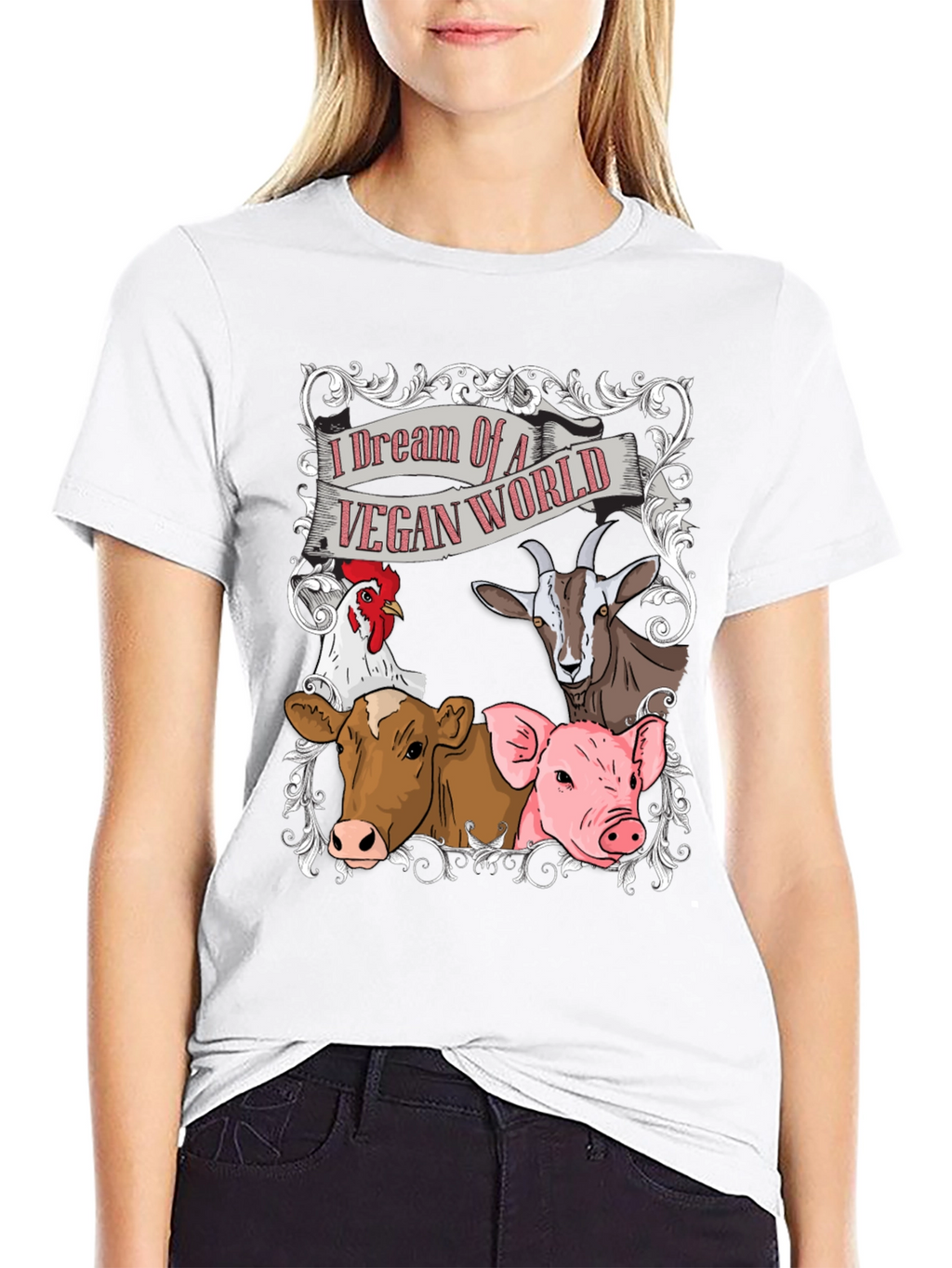Vegan World T-Shirt: Animal Dream Tee