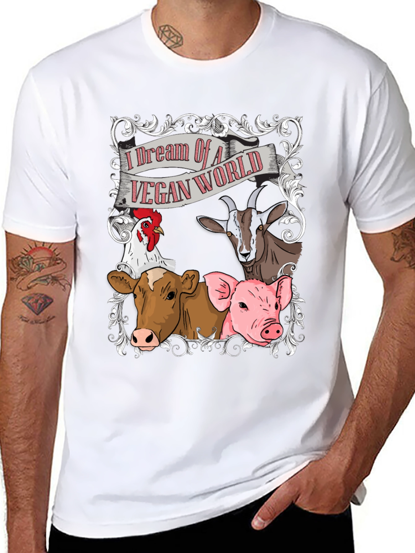 Vegan World T-Shirt: Animal Dream Tee