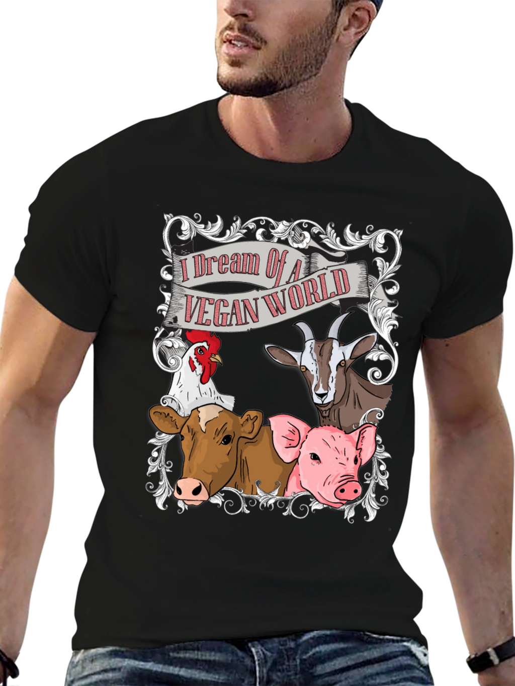 Vegan World T-Shirt: Animal Dream Tee