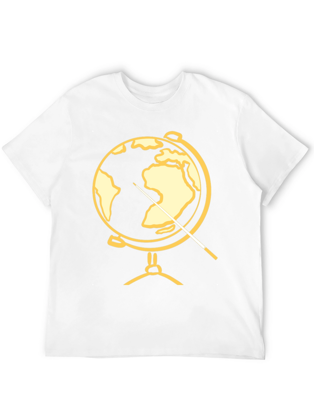 Globe Pointer T-Shirt - Black Graphic Tee