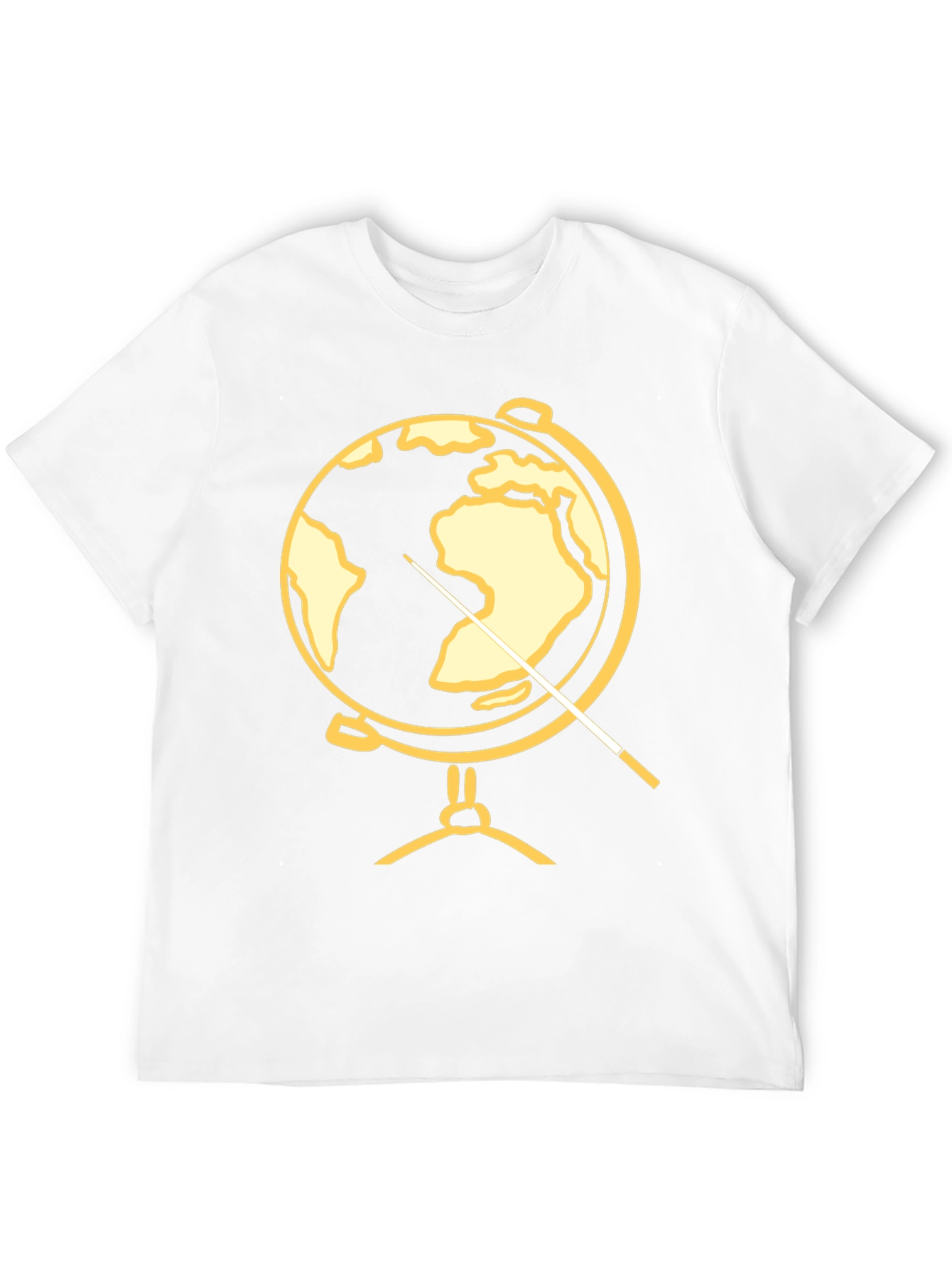 Globe Pointer T-Shirt - Black Graphic Tee
