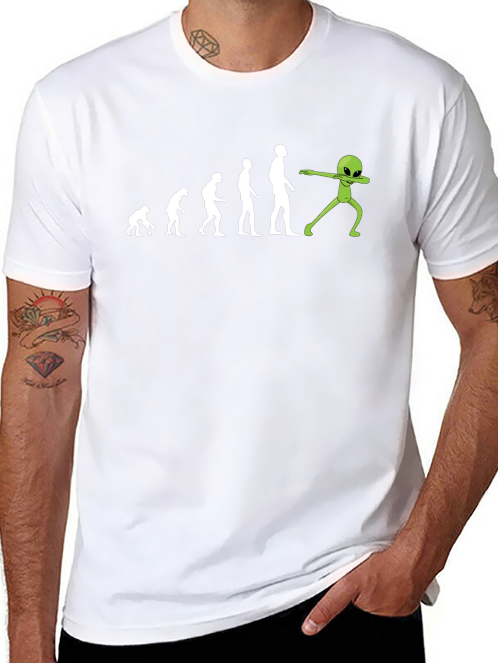 Evolution Alien Dab Black T-Shirt