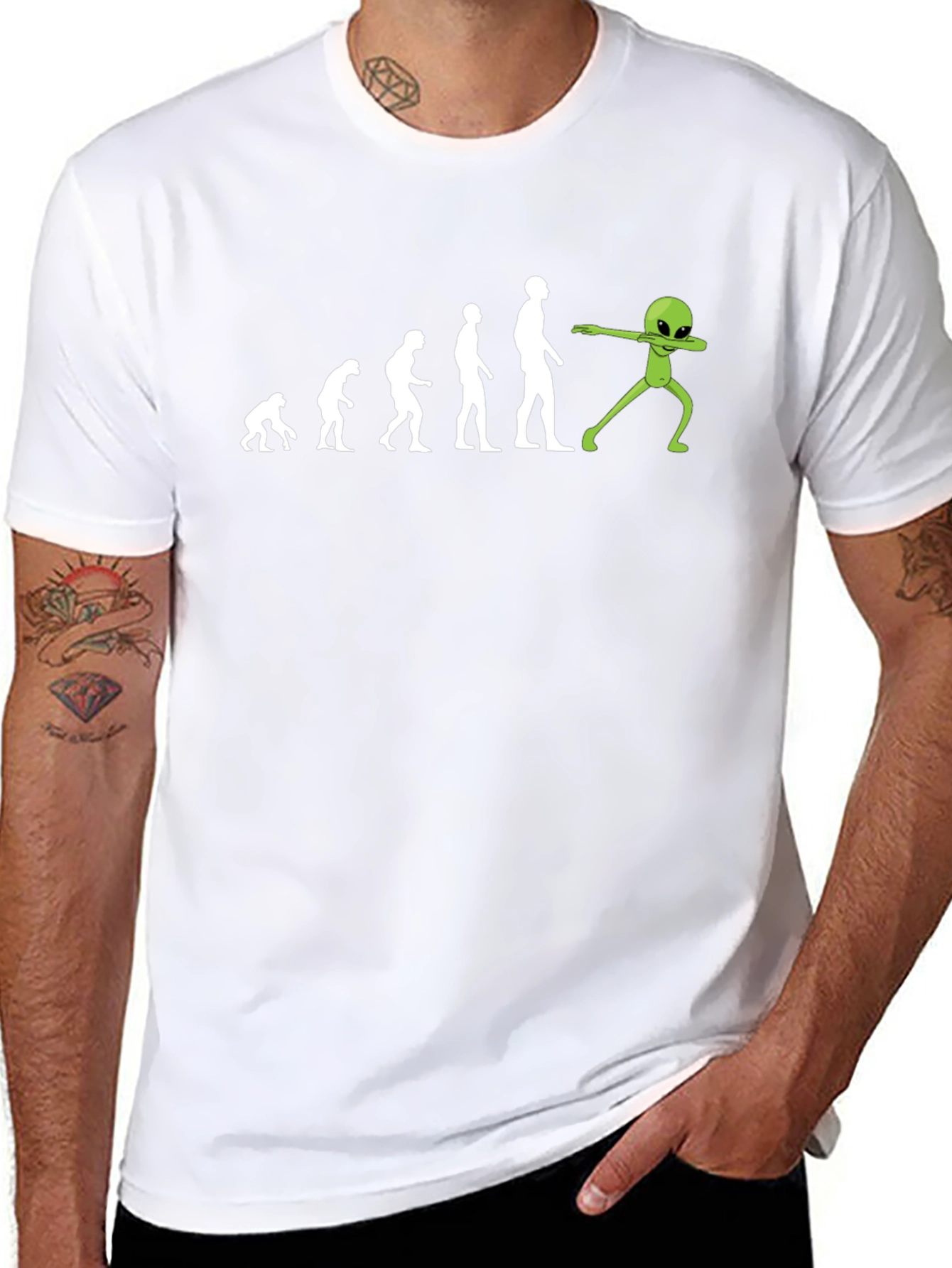 Evolution Alien Dab Black T-Shirt