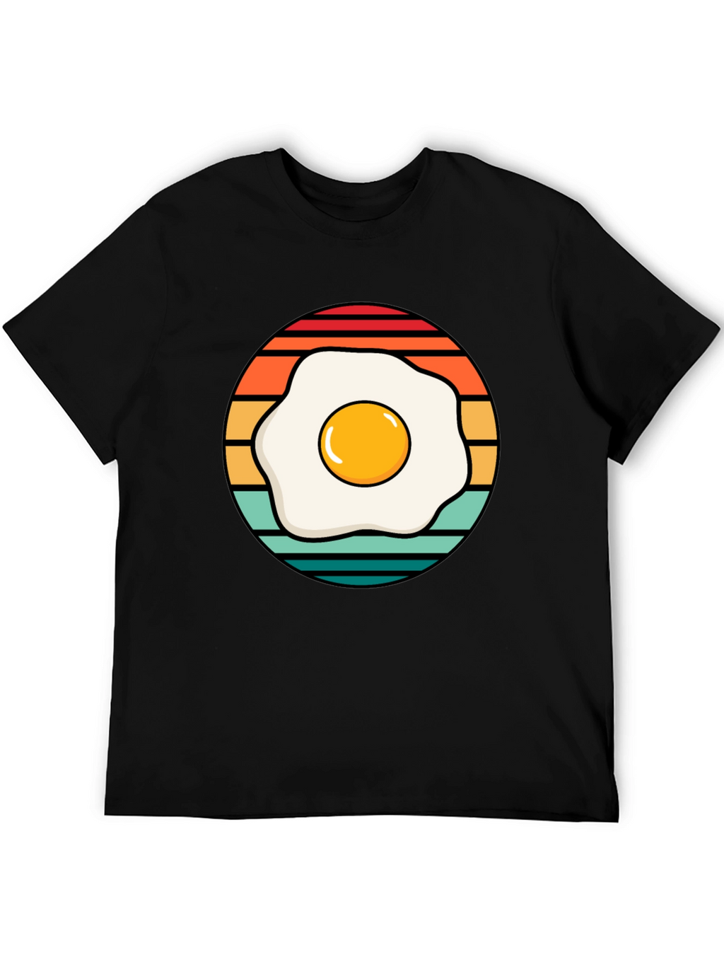 Retro Egg T-Shirt - Breakfast Lover Tee