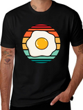 Retro Egg T-Shirt - Breakfast Lover Tee