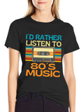 Retro 80s Music T-Shirt