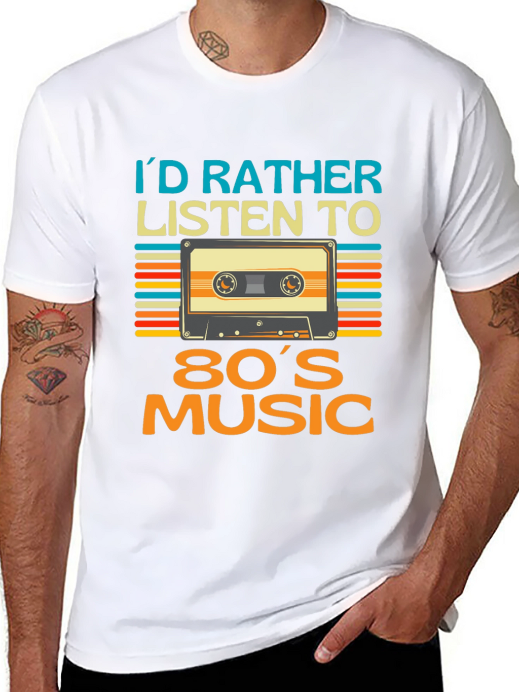 Retro 80s Music T-Shirt