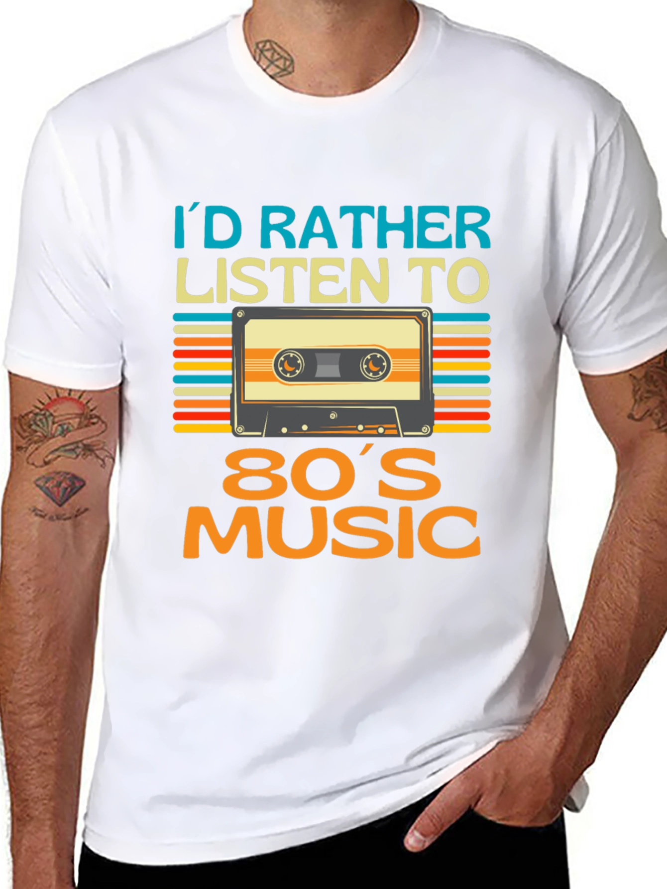 Retro 80s Music T-Shirt