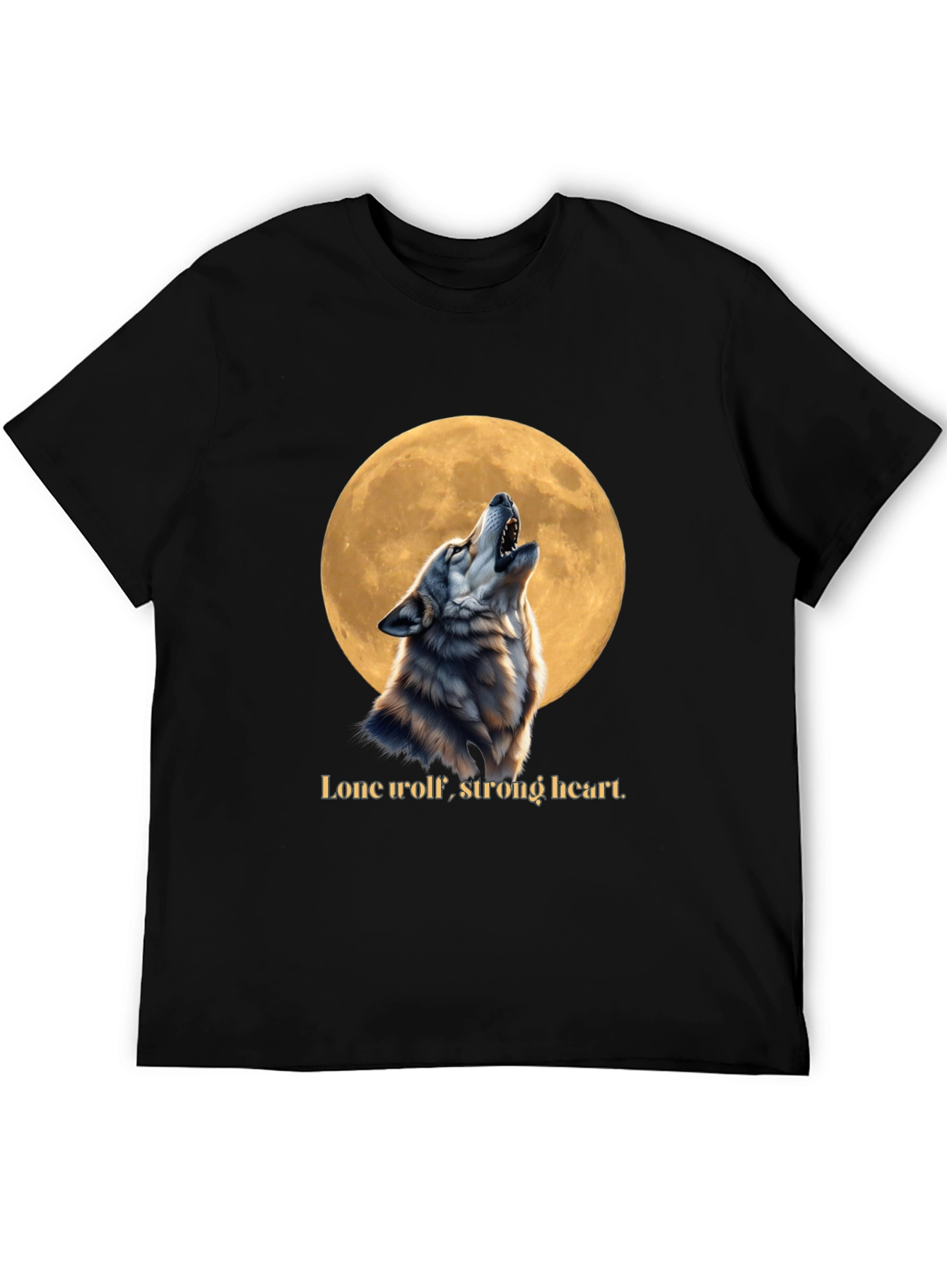 Lone Wolf Strong Heart T-Shirt
