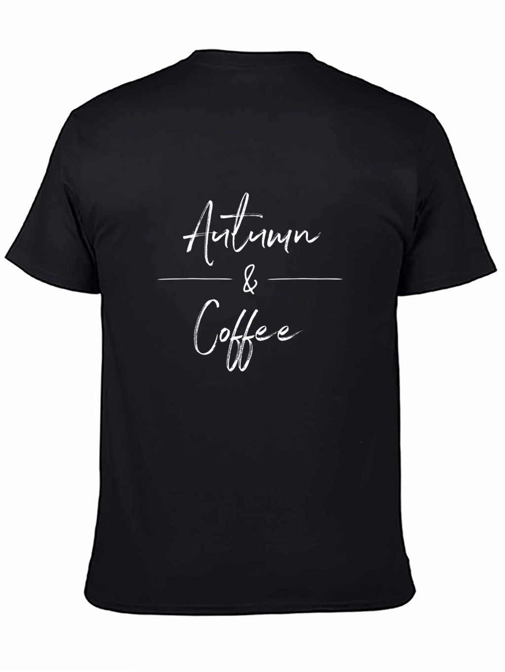 Autumn & Coffee Black T-Shirt