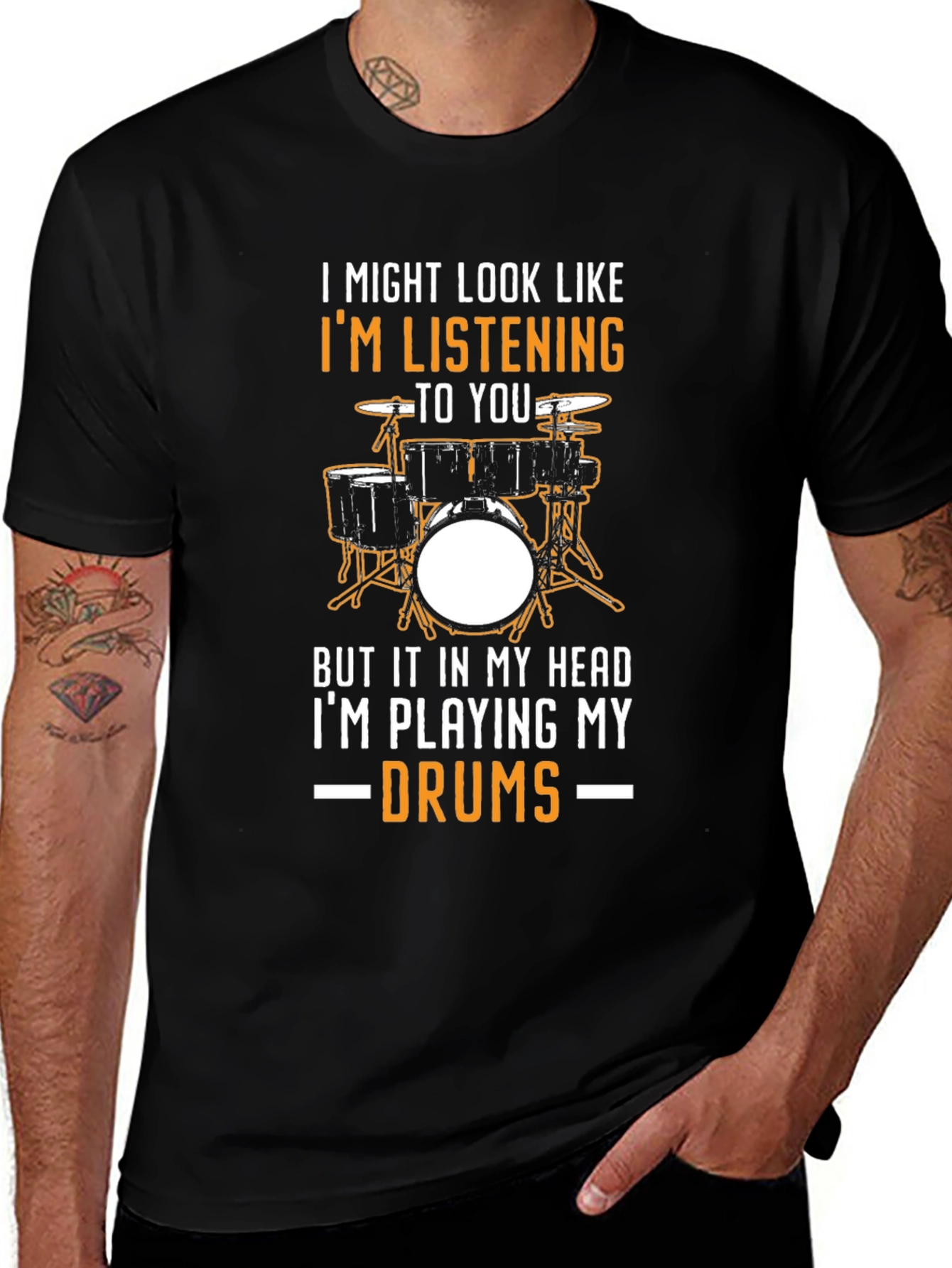 Drummer T-Shirt: Im Playing My Drums