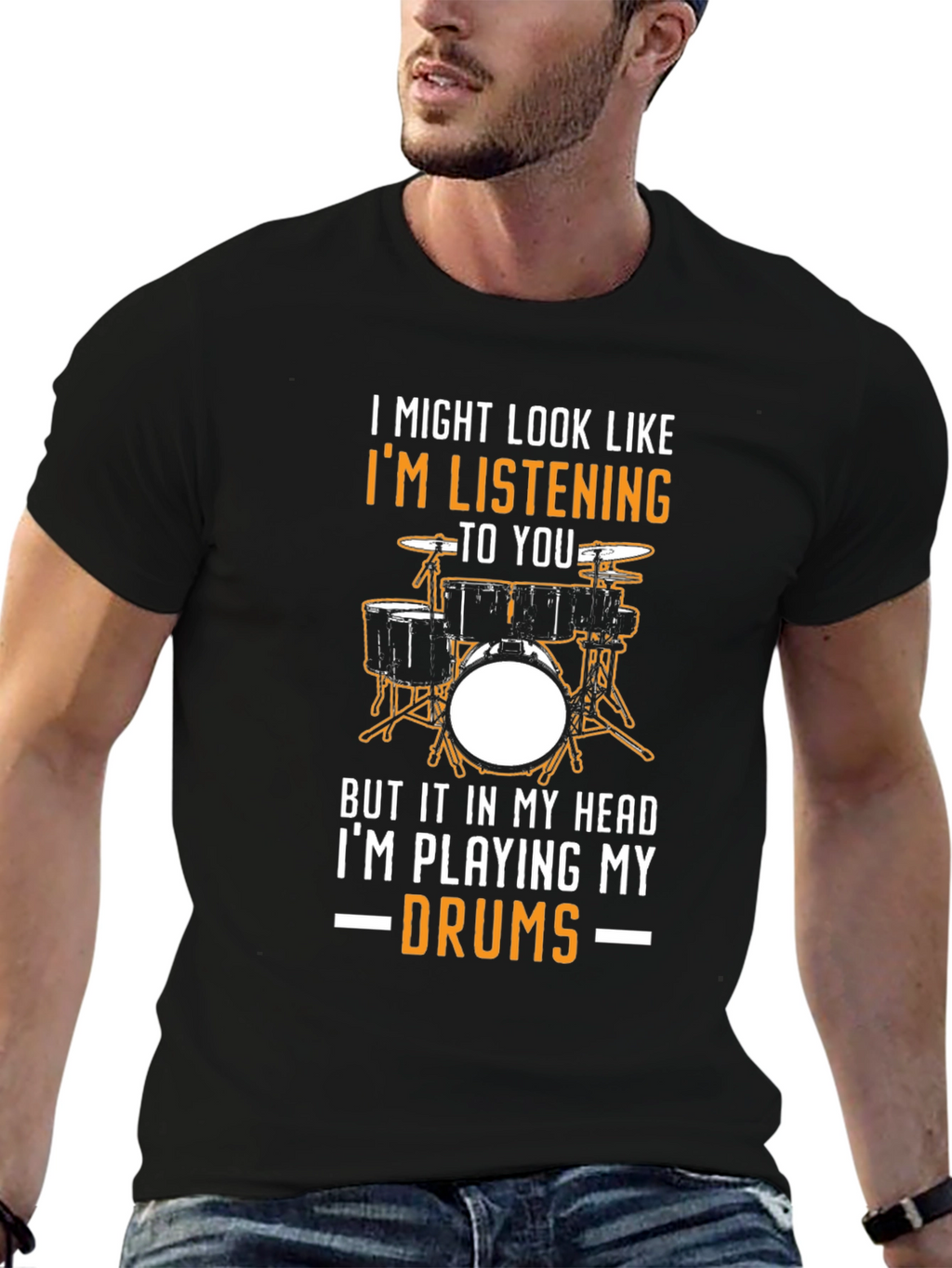 Drummer T-Shirt: Im Playing My Drums