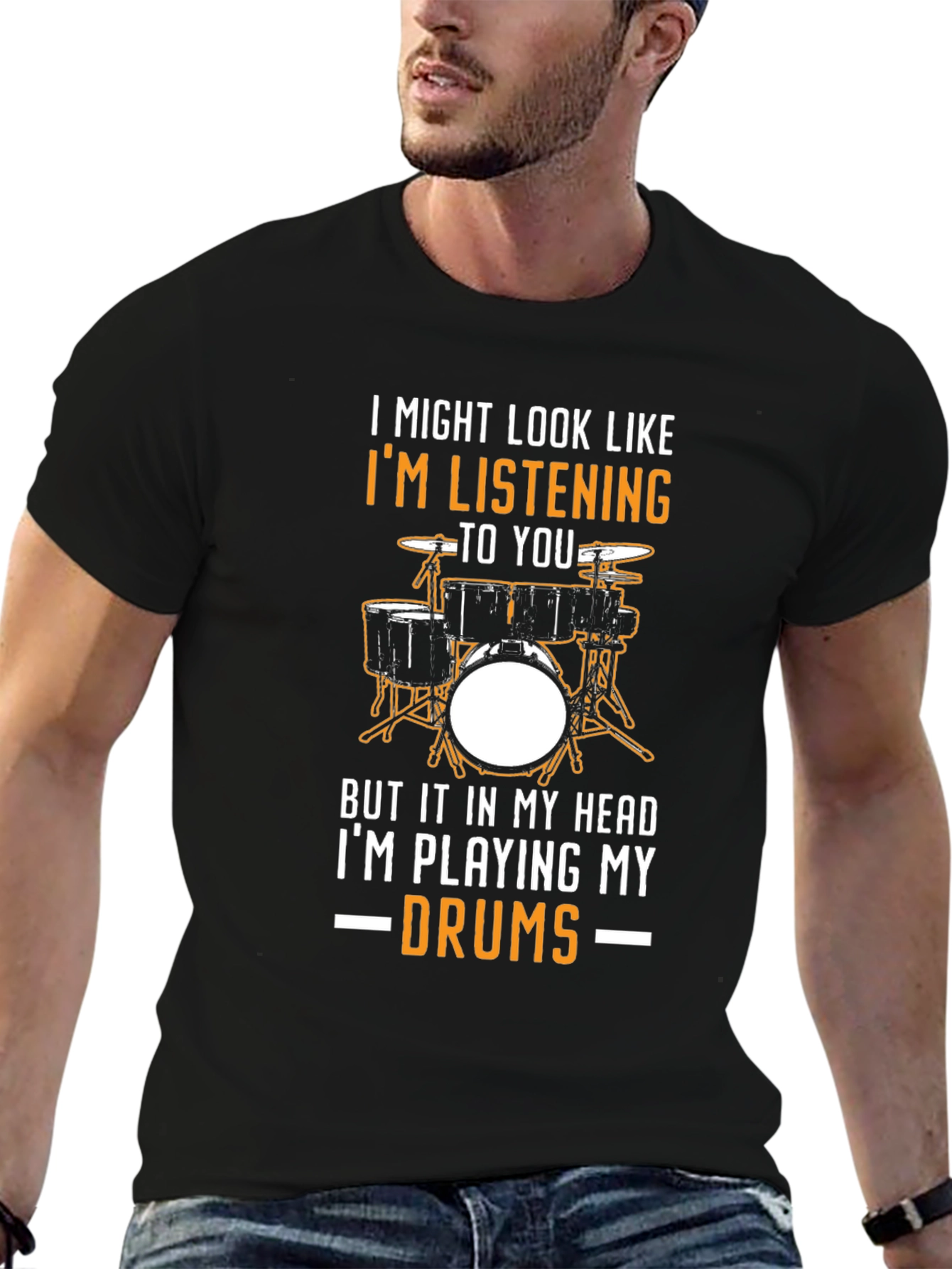 Drummer T-Shirt: Im Playing My Drums