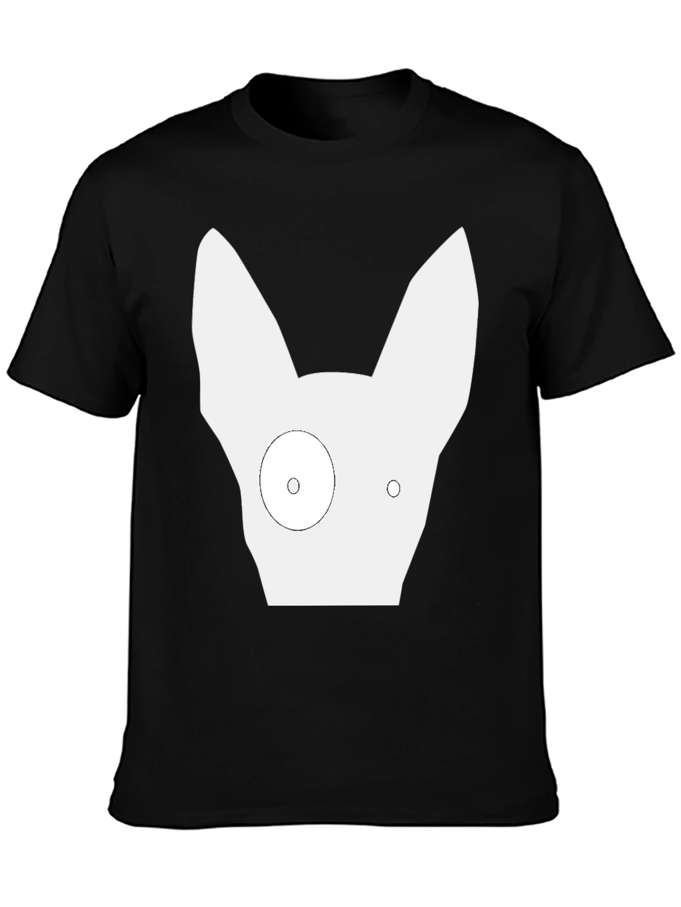 Abstract Dog Graphic Tee - Modern Minimalist Design