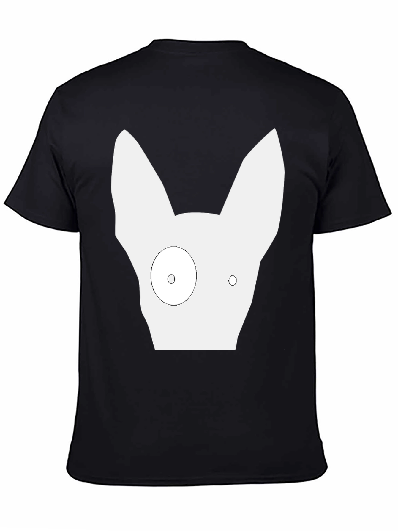 Abstract Dog Graphic Tee - Modern Minimalist Design