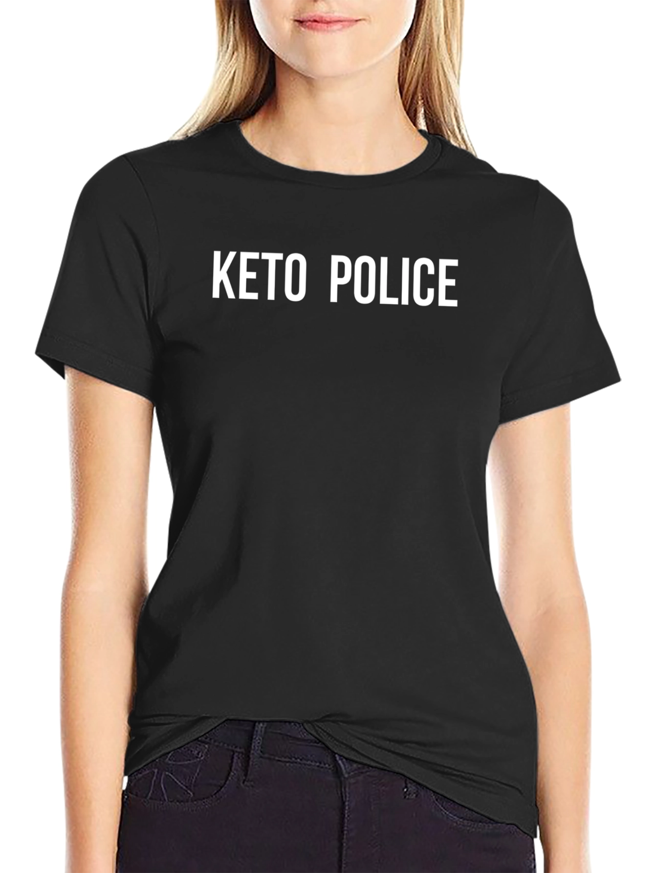 Keto Police Black T-Shirt