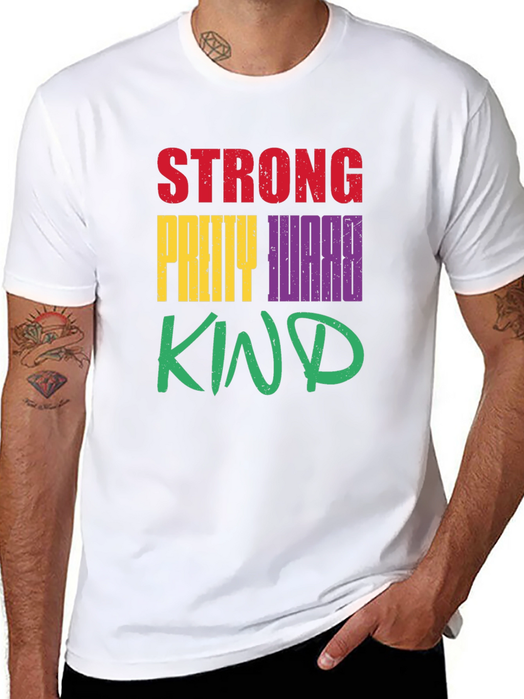 Strong Pretty Worthy Kind Graphic T-Shirt