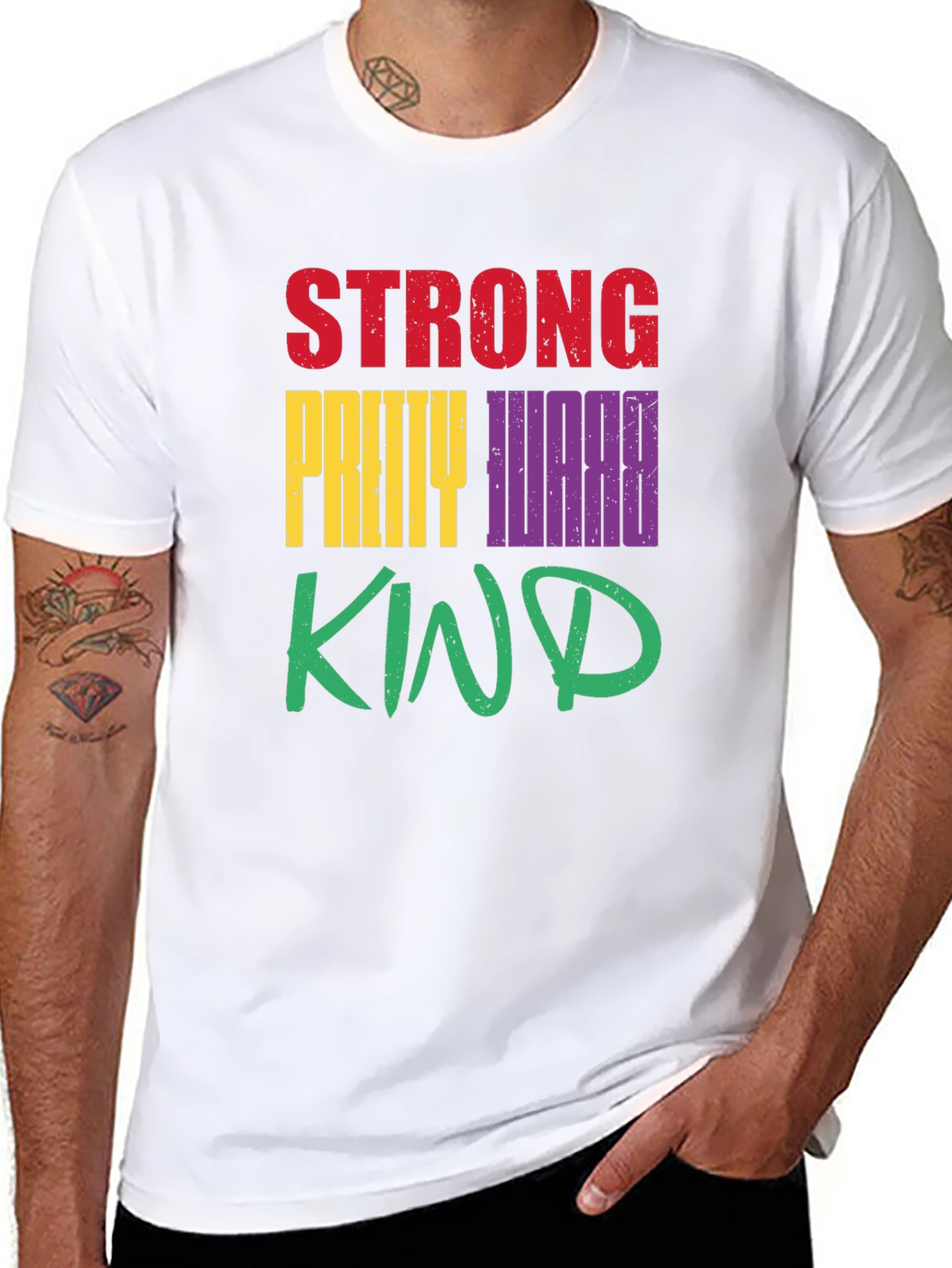 Strong Pretty Worthy Kind Graphic T-Shirt