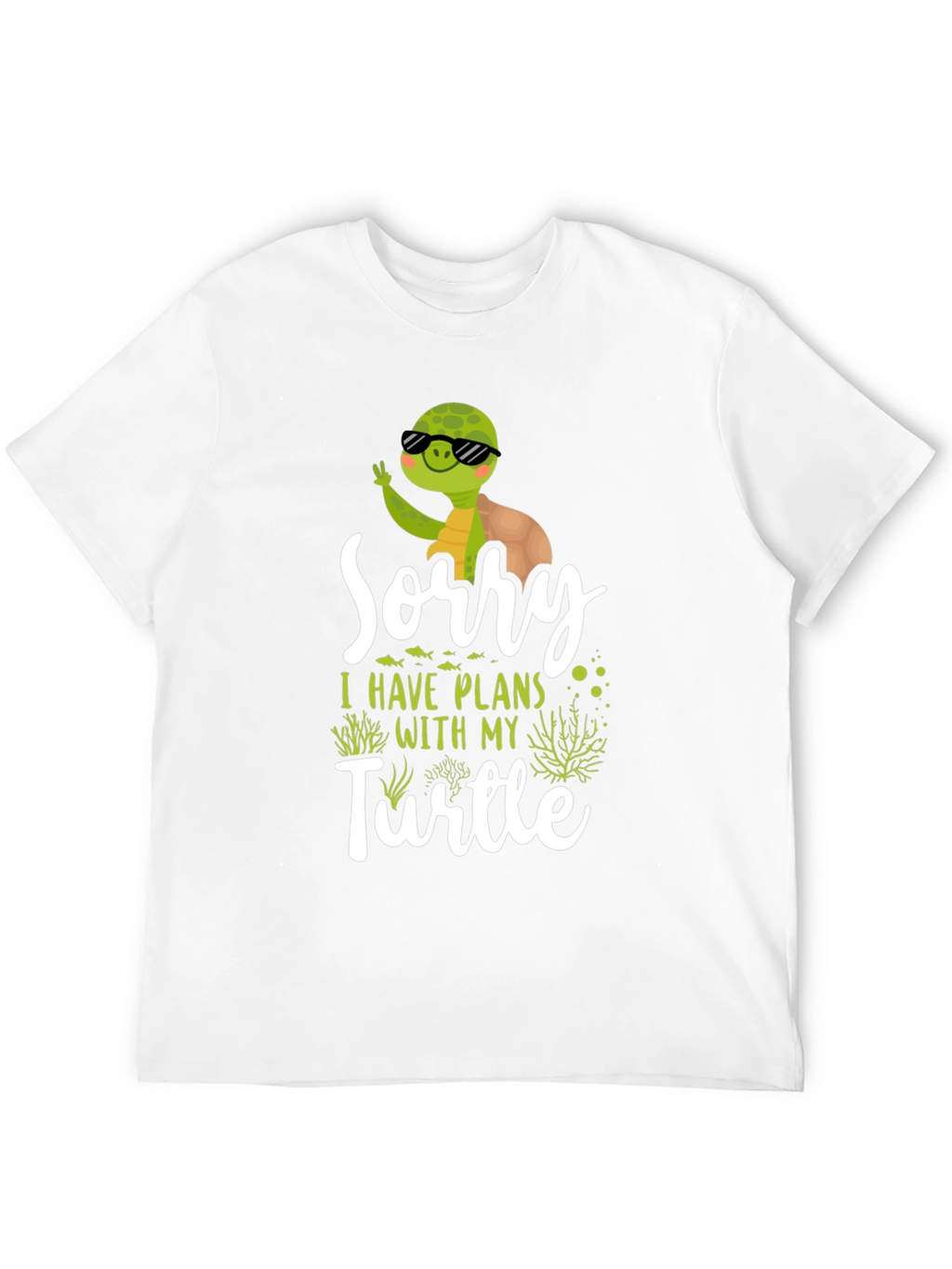 Funny Turtle Plans Graphic T-Shirt